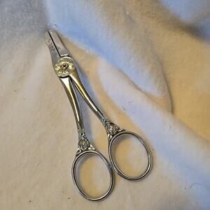 Vintage Wiss Flower Shear chrome steel floral scissor 6.5 inch FH4 Newark N.J.